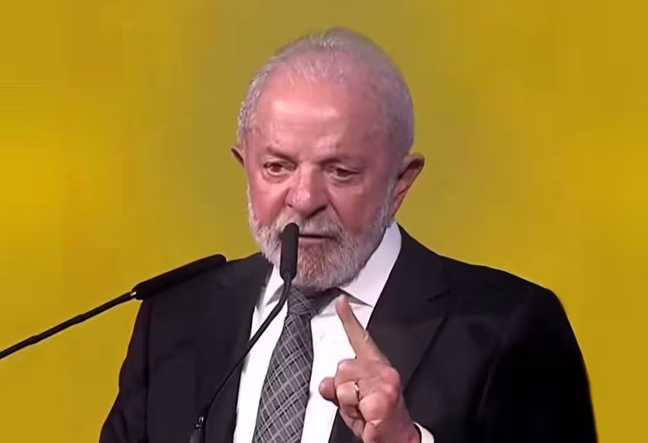 O Presidente da República Federativa do Brasil, LUIZ INÁCIO LULA DA SILVA (PT), discursando durante um evento em Brasília |20.5.2025| Imagem reprodução