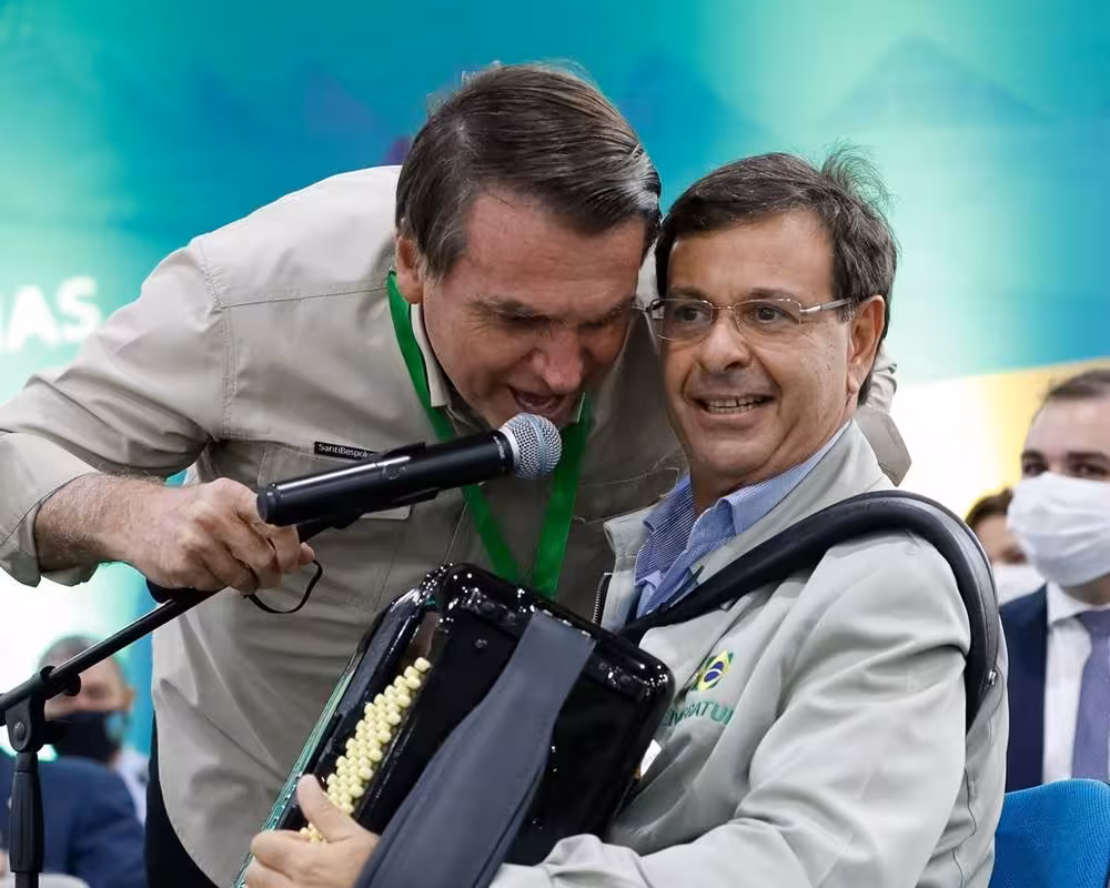 GILSON MACHADO e BOLSONARO | FOTO: Alan dos Santos