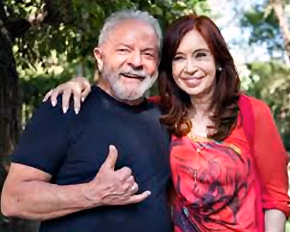 LULA E CRISTINA KIRCHNER | Imagem reprodução/Instagram