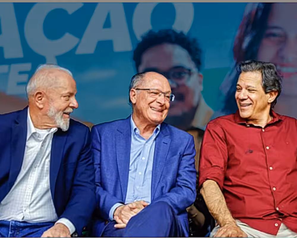 Lula, Alckmin e Haddad 📷 Ricardo Stuckert