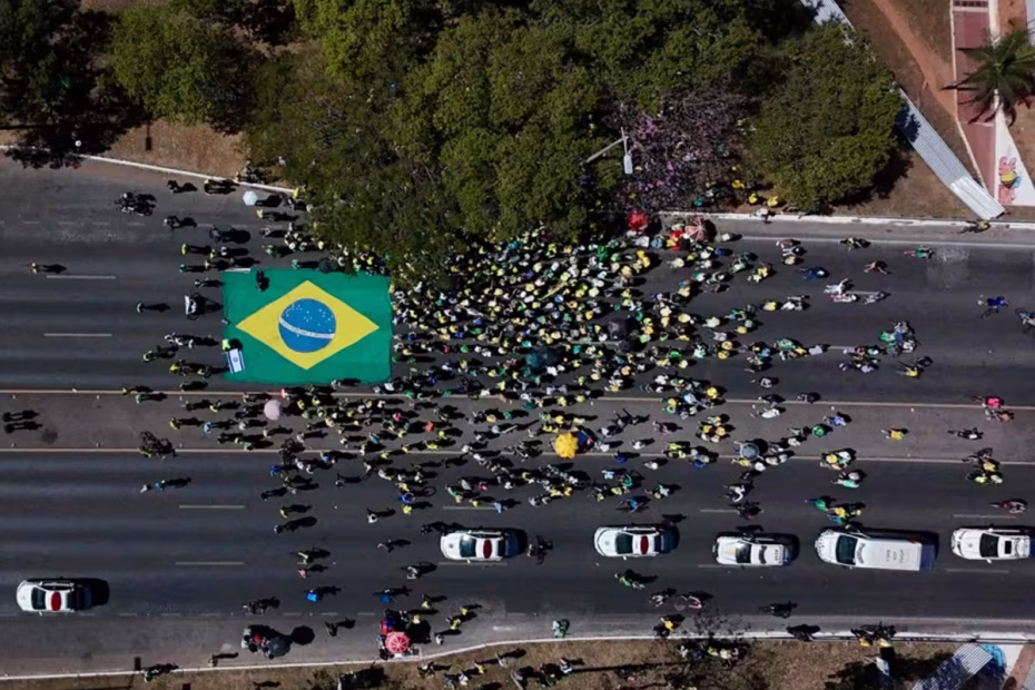 Manifestantes pró-Bolsonaro em Brasília |20.7.2025|