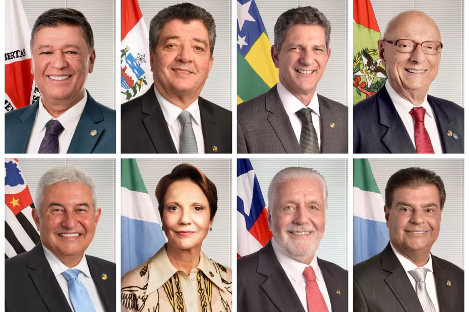 Os senadores Nelsinho Trad (PSD-MS), presidente da Comissão de Relações Exteriores e Defesa Nacional (CRE) e líder da comitiva; Jaques Wagner (PT-BA), líder do governo no Senado; Tereza Cristina (PP-MS); Astronauta Marcos Pontes (PL-SP); Esperidião Amin (PP-SC); Rogério Carvalho (PT-SE); Fernando Farias (MDB-AL); e Carlos Viana (Podemos-MG) | Divulgação Senado Federal