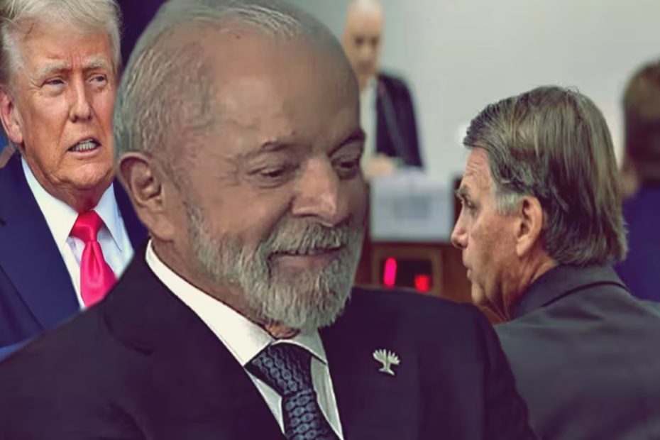 Trump, Lula, Moraes e Bolsonaro