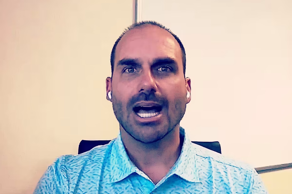 Eduardo Bolsonaro |18.8.2025| Imagem reprodução/X