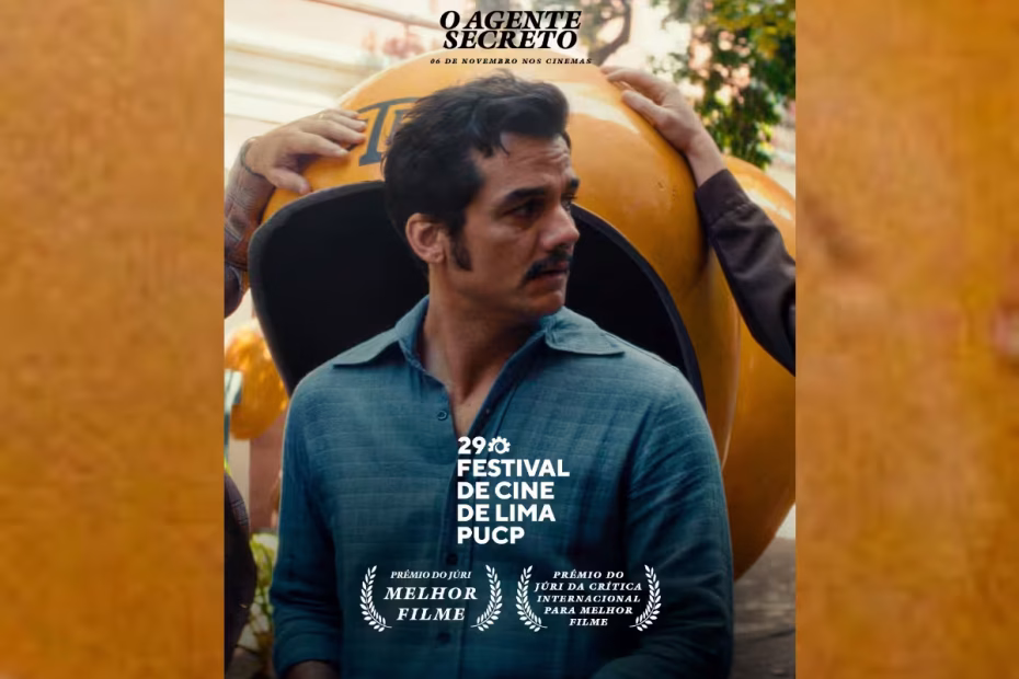 O AGENTE SECRETO - FESTIVAL DE LIMA 2025 - PRÊMIO DO JÚRI DA CRÍTICA INTERNACIONAL PARA MELHOR FILME | Imagem divulgação