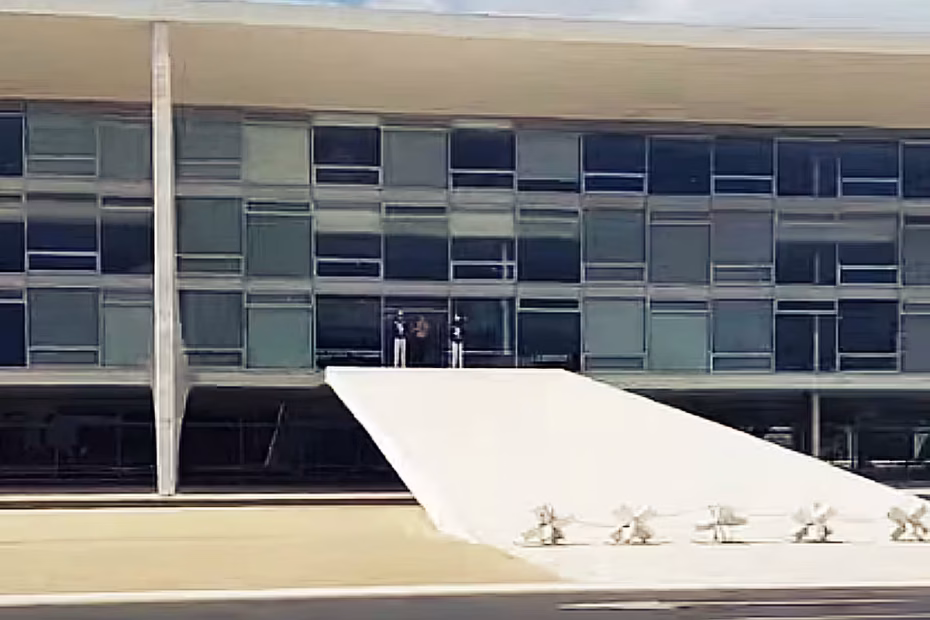 A rampa frontal do Palácio do Planalto | Imagem reprodução