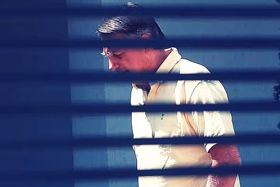 O ex-presidente condenado Jair Bolsonaro em prisão domiciliar | Foto: Cristiano Mariz/O Globo