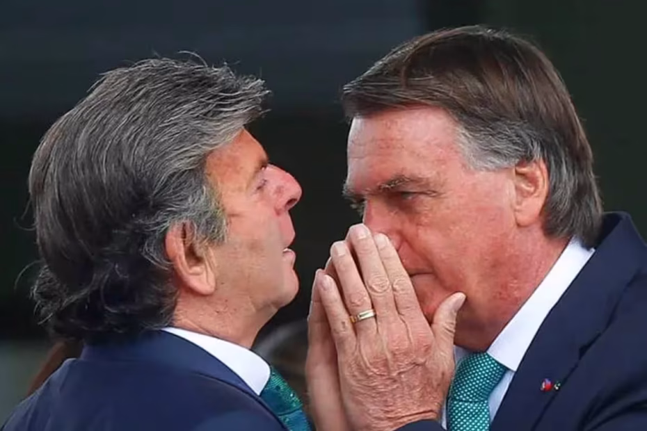 Luiz Fux e Jair Bolsonaro durante encontro no período de seu governo / Foto: Gabriela Biló/Folhapress