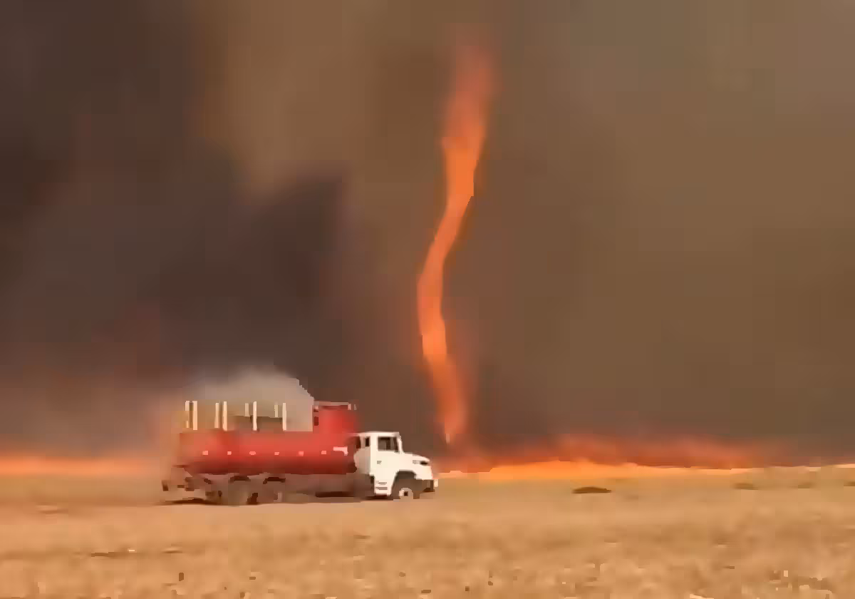 Um incêndio