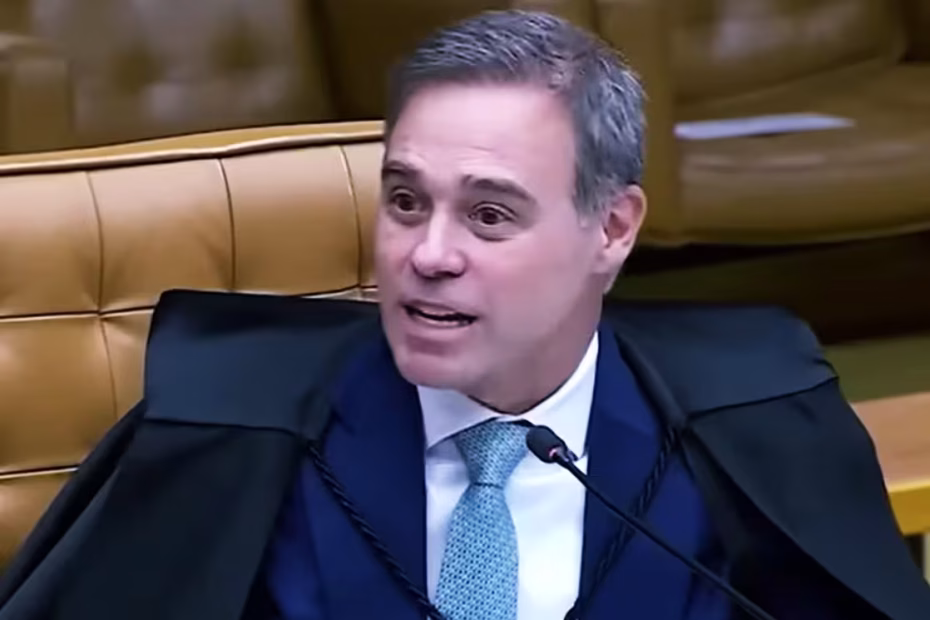 André Mendonça durante sessão no STF / Imagem reprodução